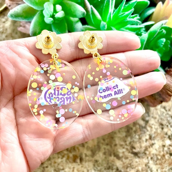 Lisa Frank Rainbow Sticker Earrings - Picture 4 of 4